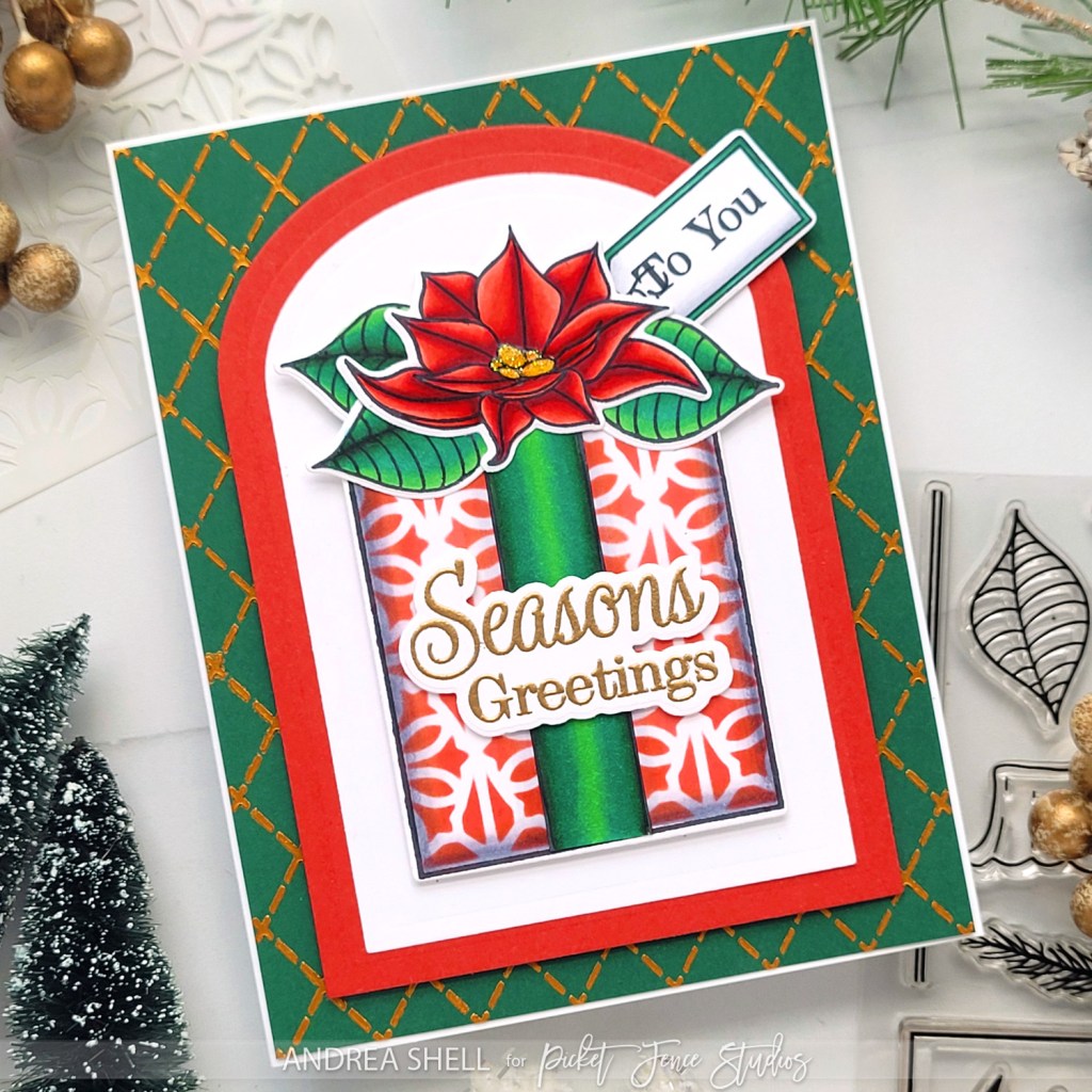 Stenciled Christmas Gift