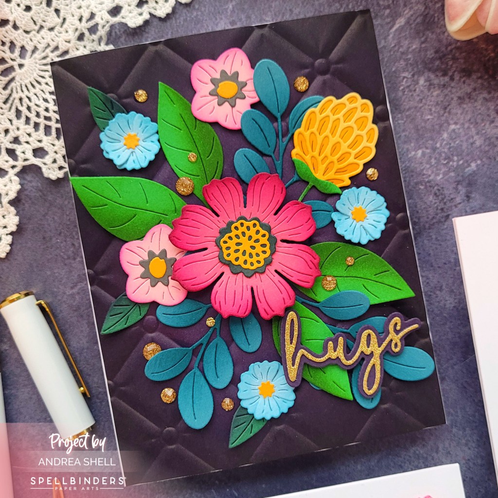 Floral Trio with Spellbinders’ Vivid Expressions&nbsp;Collection