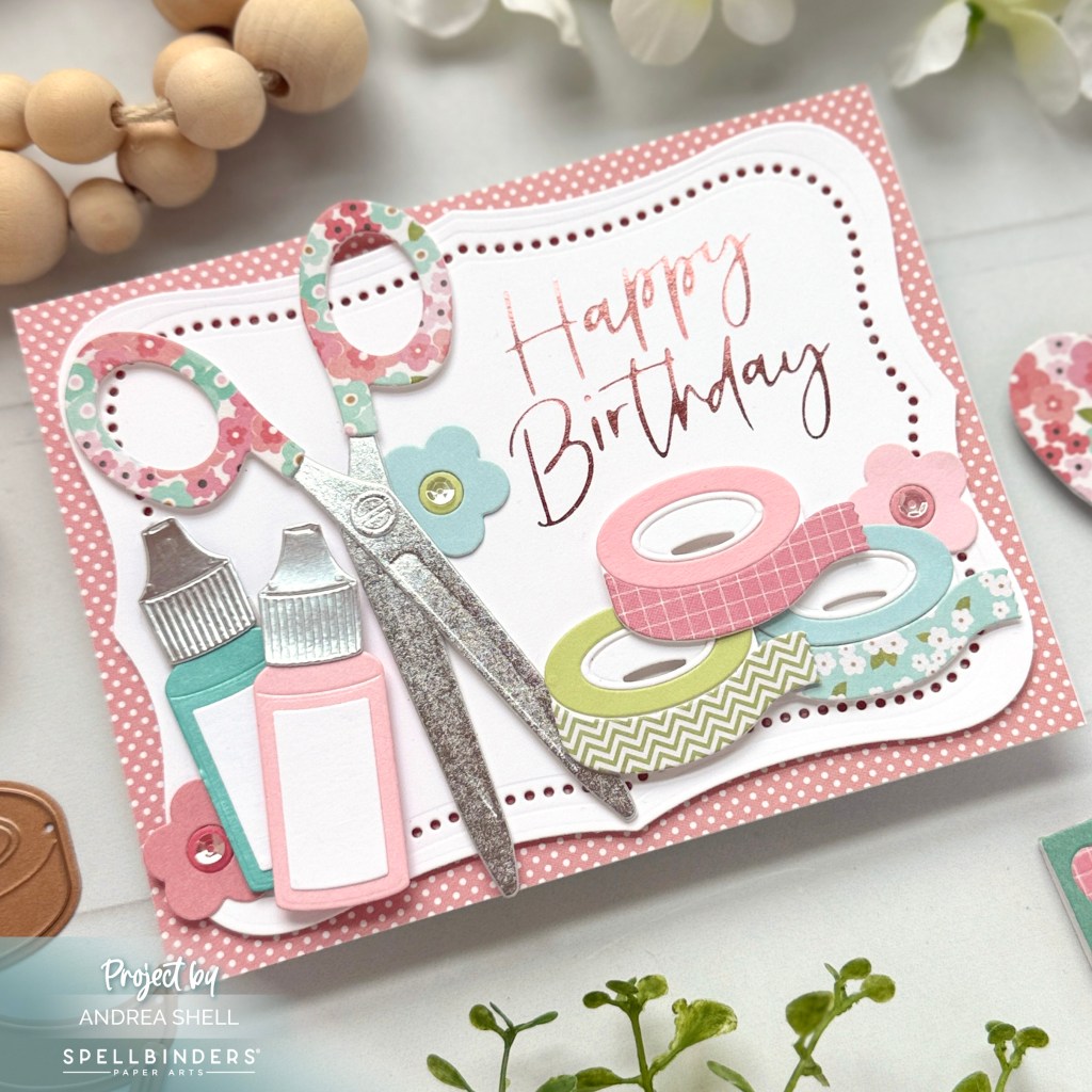 Crafty Birthday Card with Coordinating&nbsp;Bookmarks