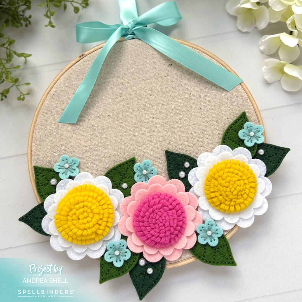 Felt Flower Wreath