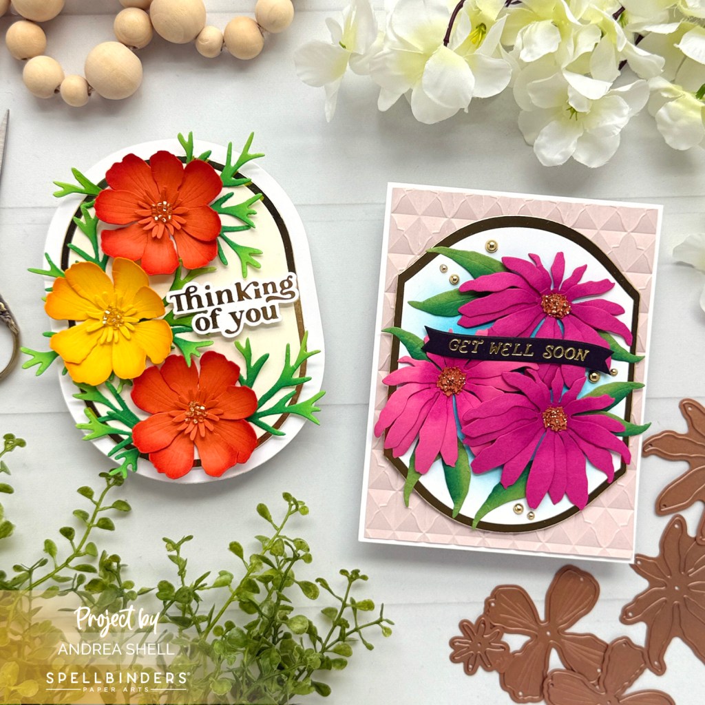 Floral Cards with Spellbinders’ Summer Solstice&nbsp;Collection