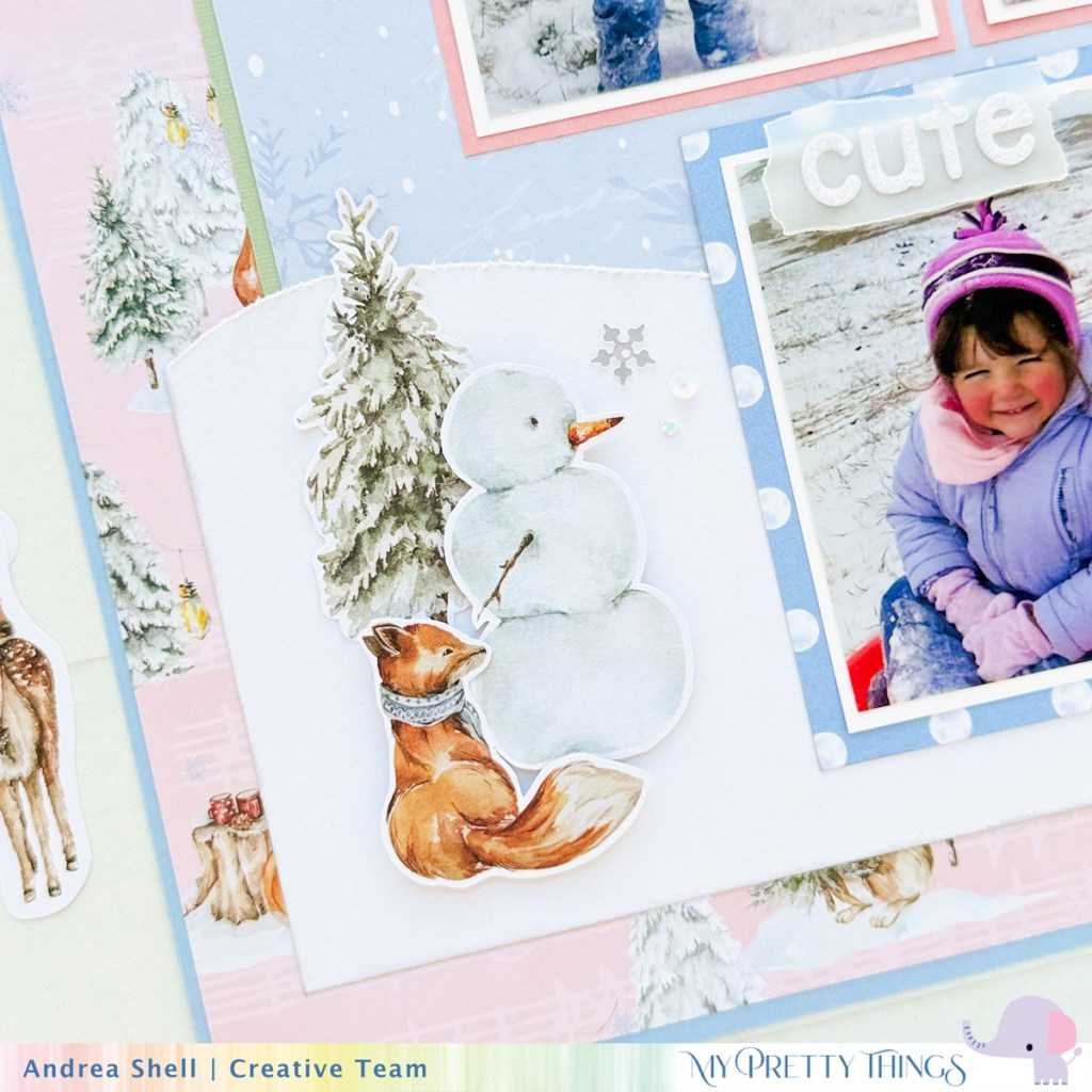 Snow Cute Scrapbook&nbsp;Layout