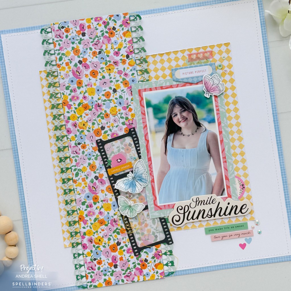 Smile Sunshine: Adding Texture to Scrapbook&nbsp;Layouts
