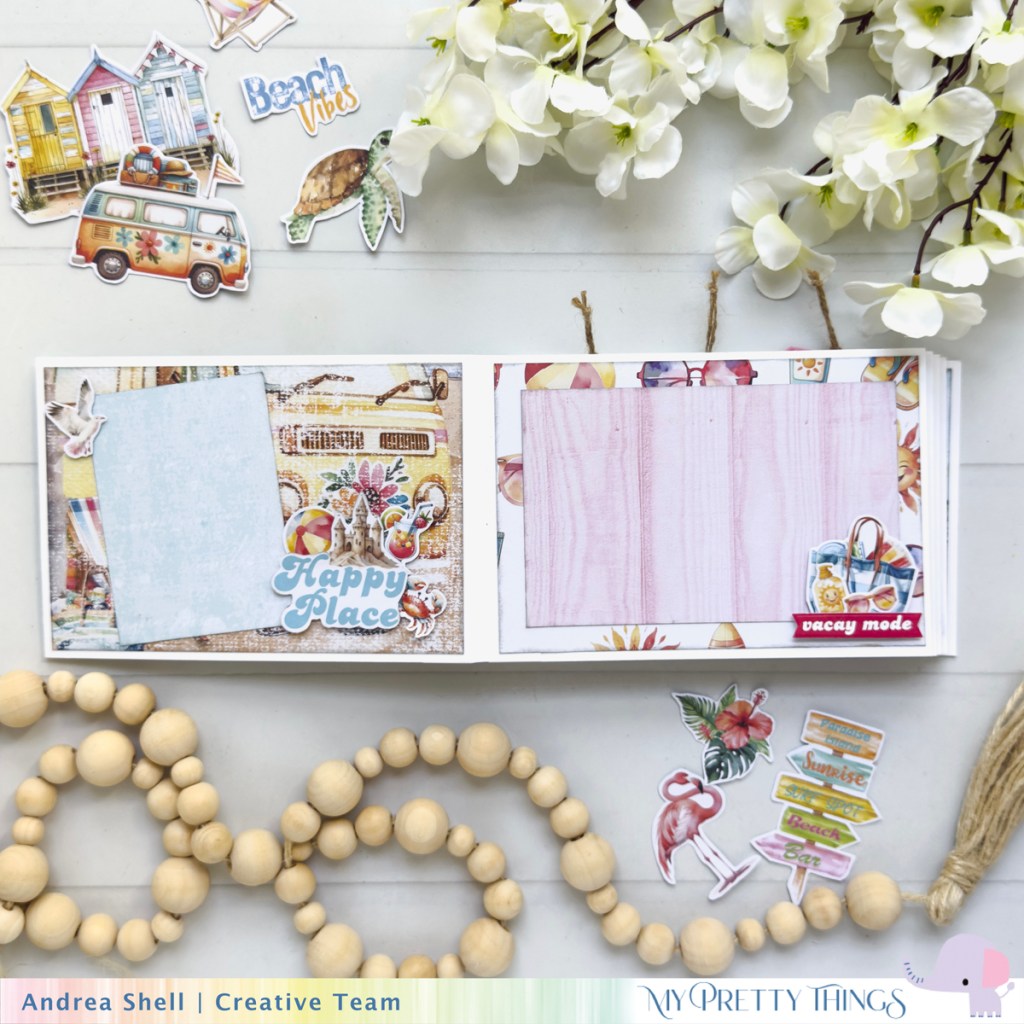 Summer Vacation Mini Album by Andrea Shell | Summer Surfin' Collection by My Pretty Things