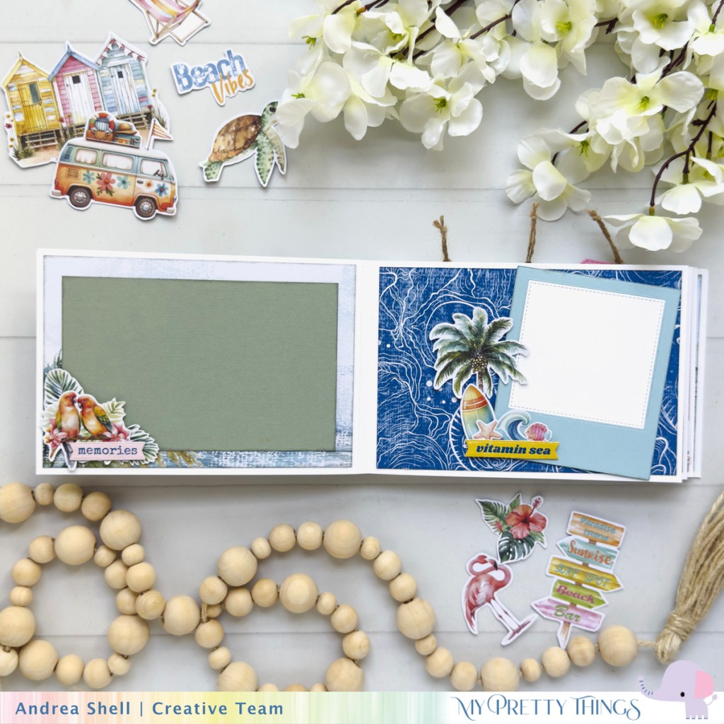 Summer Vacation Mini Album by Andrea Shell | Summer Surfin' Collection by My Pretty Things