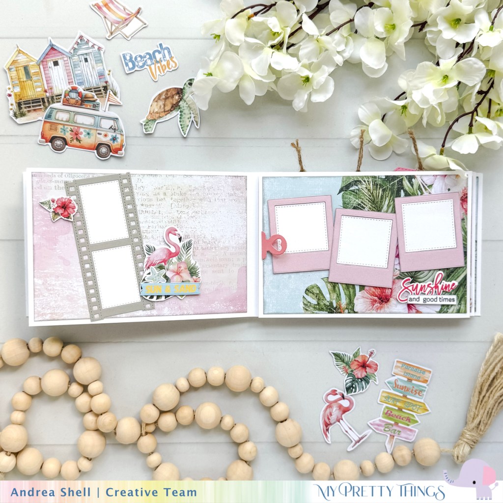 Summer Vacation Mini Album by Andrea Shell | Summer Surfin' Collection by My Pretty Things
