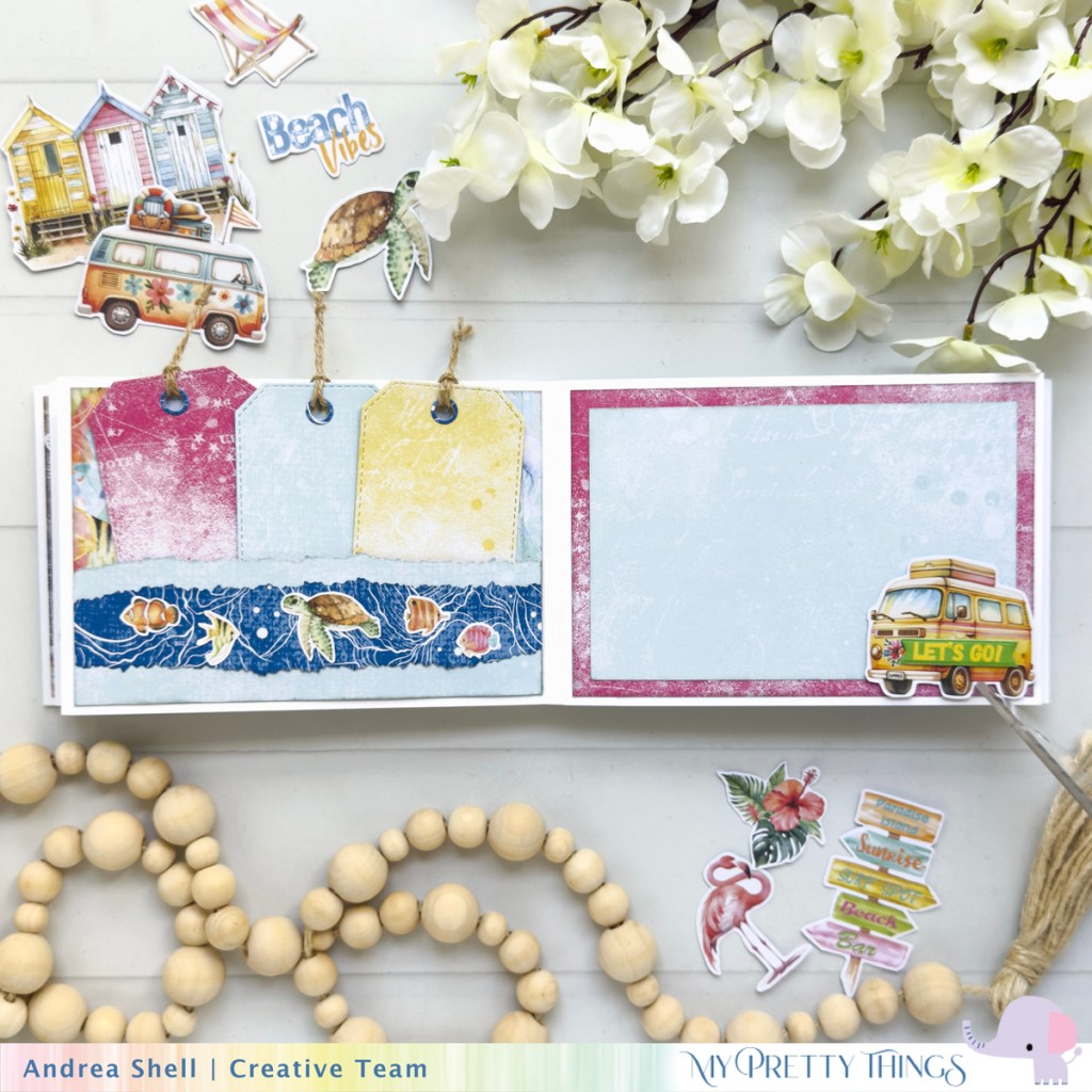 Summer Vacation Mini Album by Andrea Shell | Summer Surfin' Collection by My Pretty Things