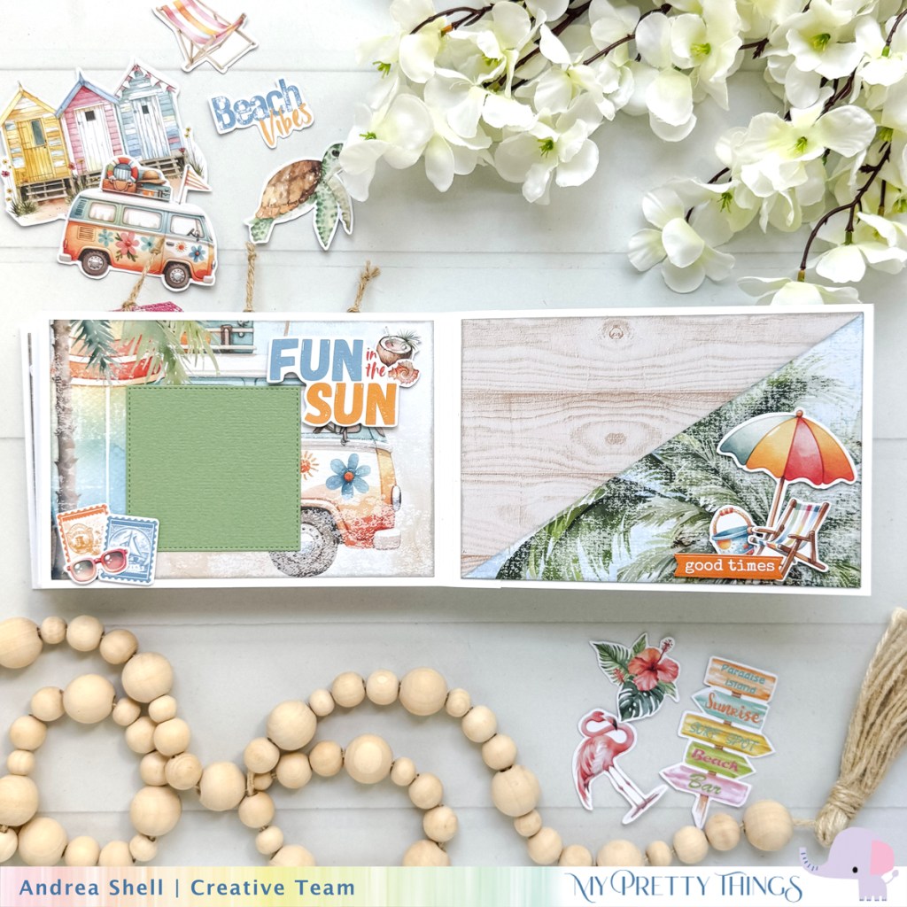 Summer Vacation Mini Album by Andrea Shell | Summer Surfin' Collection by My Pretty Things